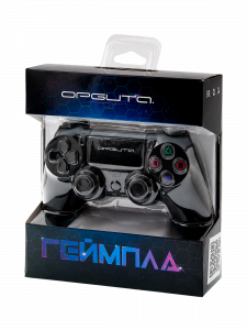 Геймпад проводной джойстик для PS4, ПК Орбита OT-PCG13 Черный